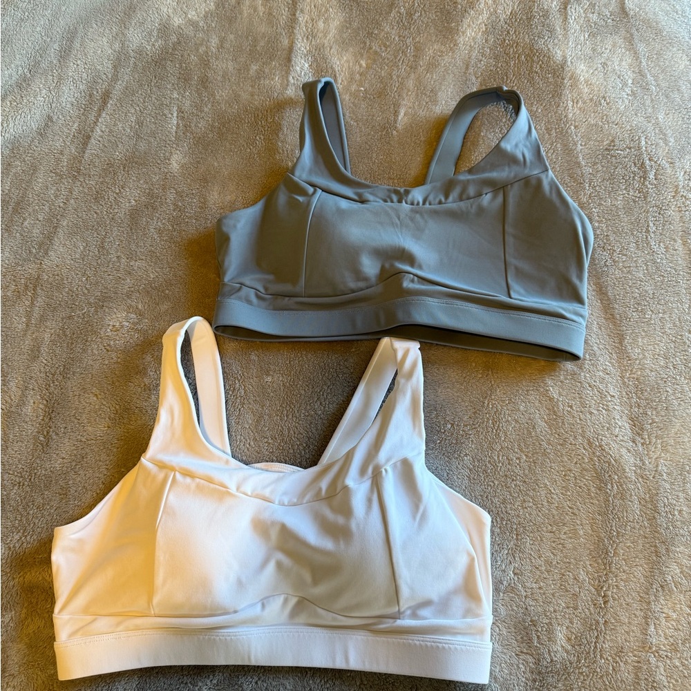 A.P.C. Gray and White Bras Intimates & Sleepwear